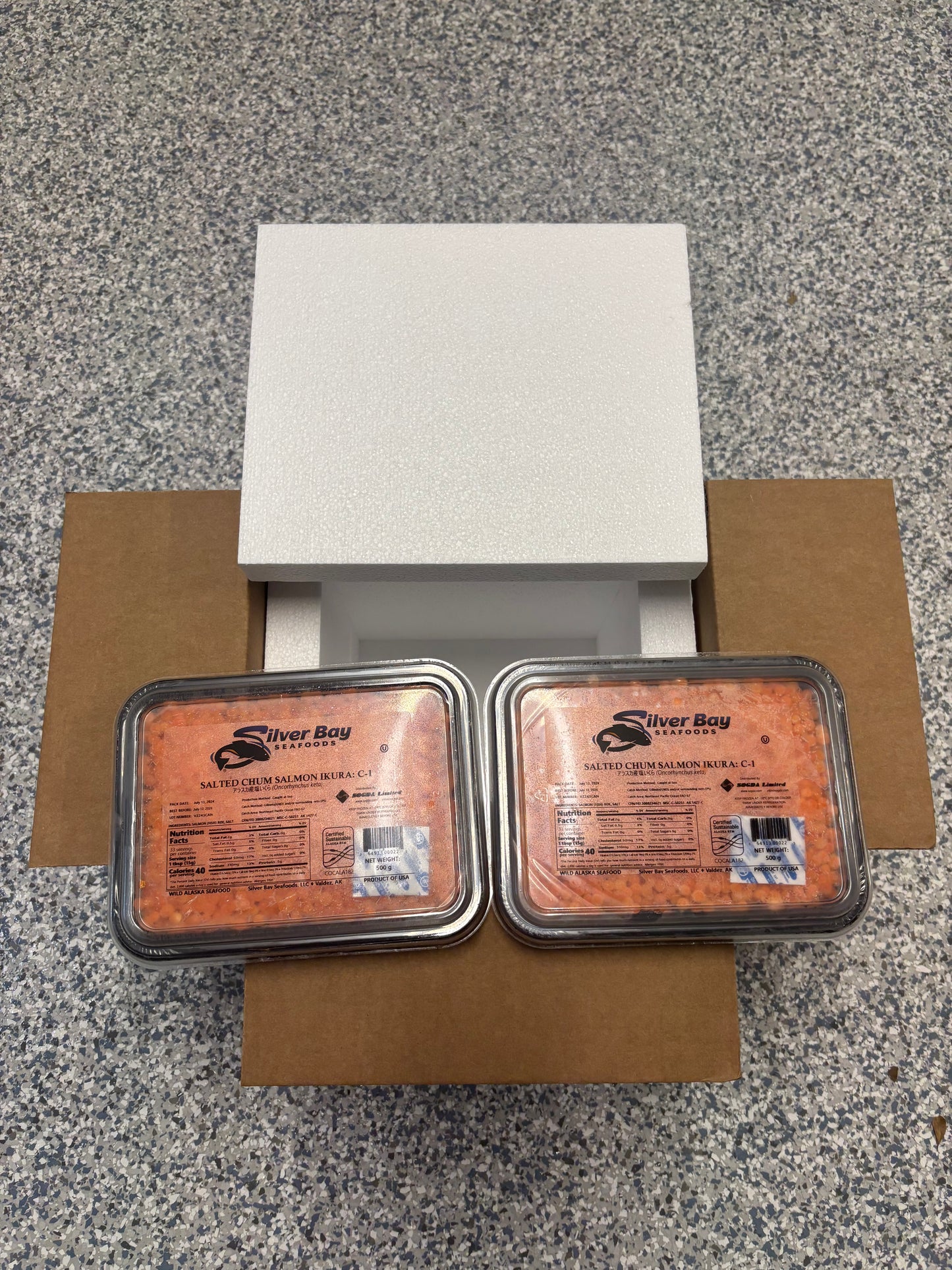 SilverBay Chum Salmon Roe (1.1 lb, 2024 Harvest)