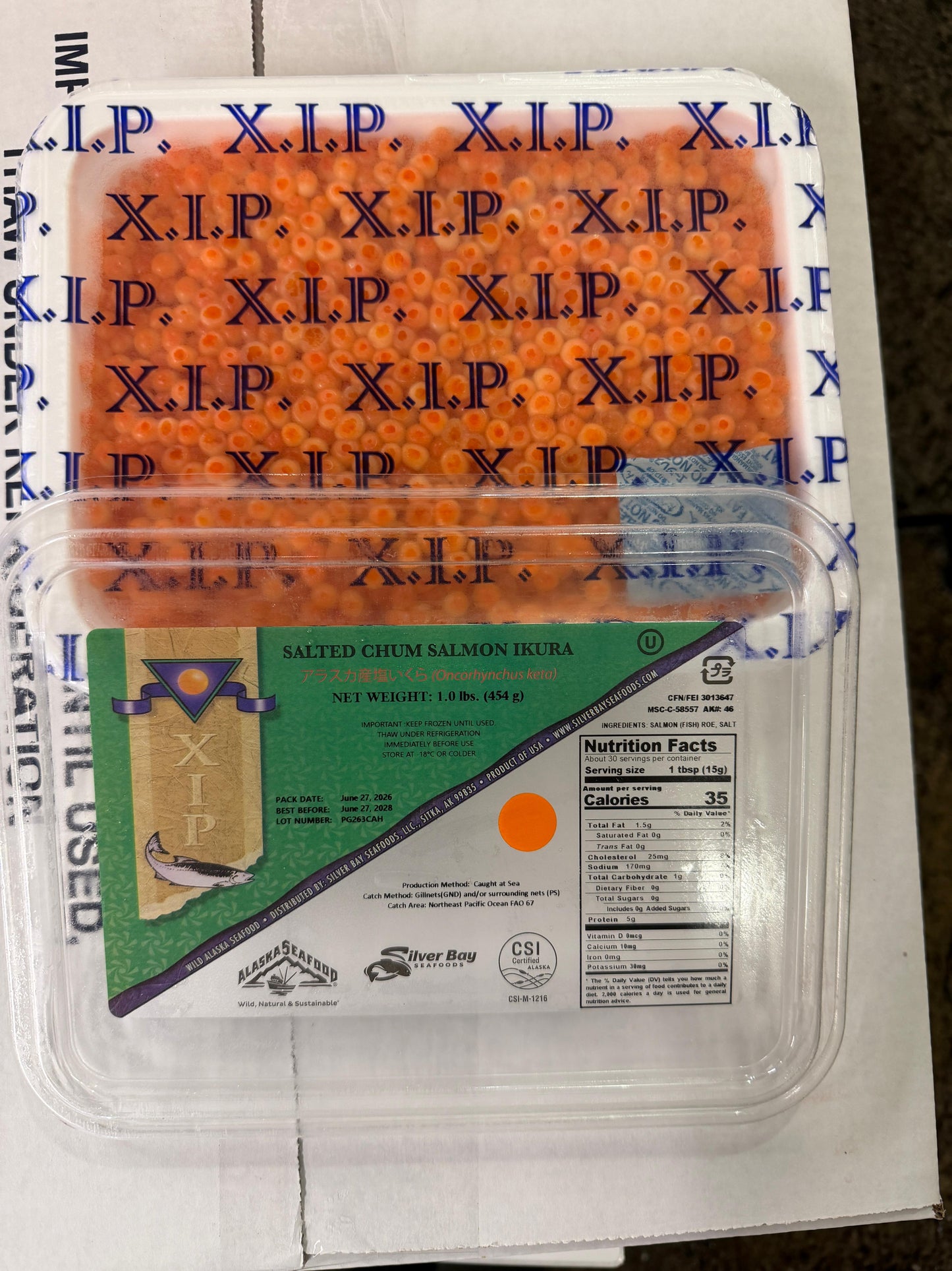 2026 X.I.P. Chum Ikura (Orange) – 1.0 lb