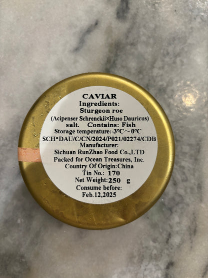 Sturgeon Caviar – 250g (2024 Harvest)