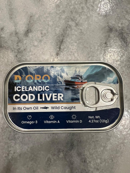 2-PACK Wild-Caught Icelandic Cod Liver