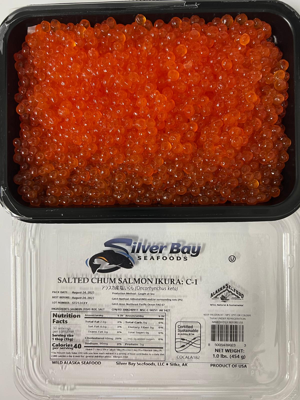 1LB Silver Bay Chum Salmon Roe - Sitka, Alaska (2025 Season)