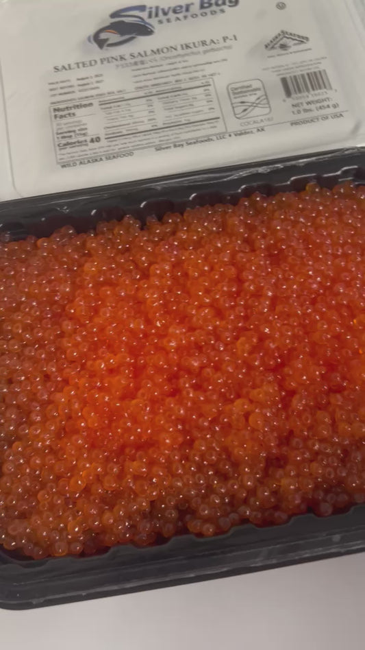 0.5LB Silver Bay Pink Salmon Roe - Valdez, Alaska (2025 Season)