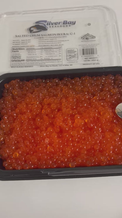 1LB Silver Bay Chum Salmon Roe - Sitka, Alaska (2025 Season)