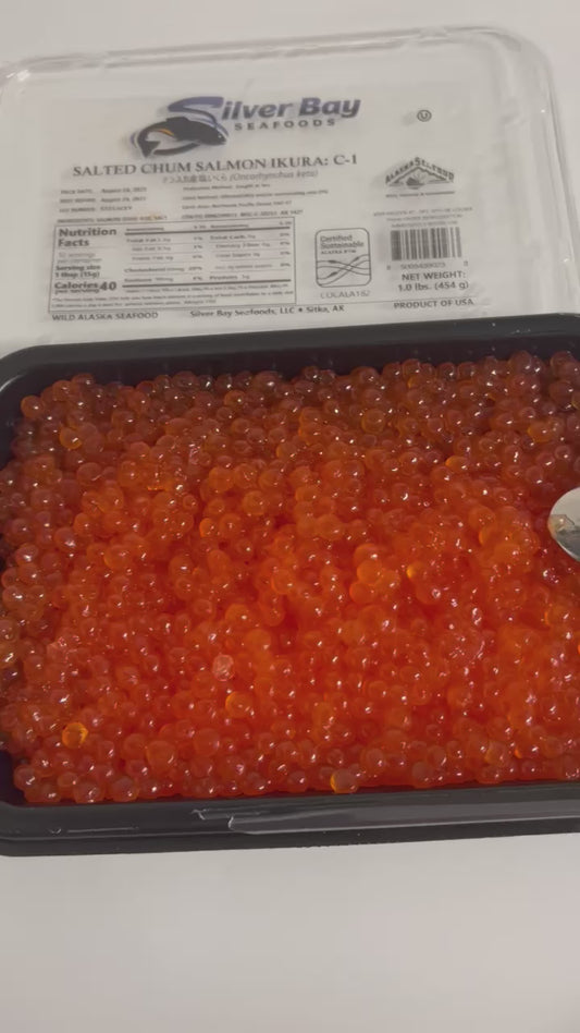 1LB Silver Bay Chum Salmon Roe - Sitka, Alaska (2025 Season)